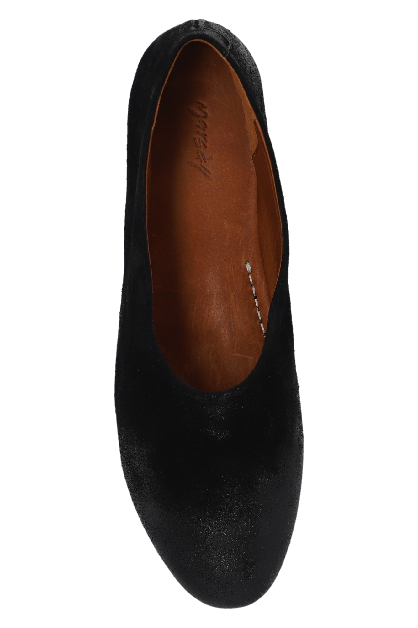 フラットシューズ marsell FW22 'Coltellaccio ballet flats (MW2105199 666) MARSELL Italy Coltellaccio Ballerina Flats Pony Fur Hide